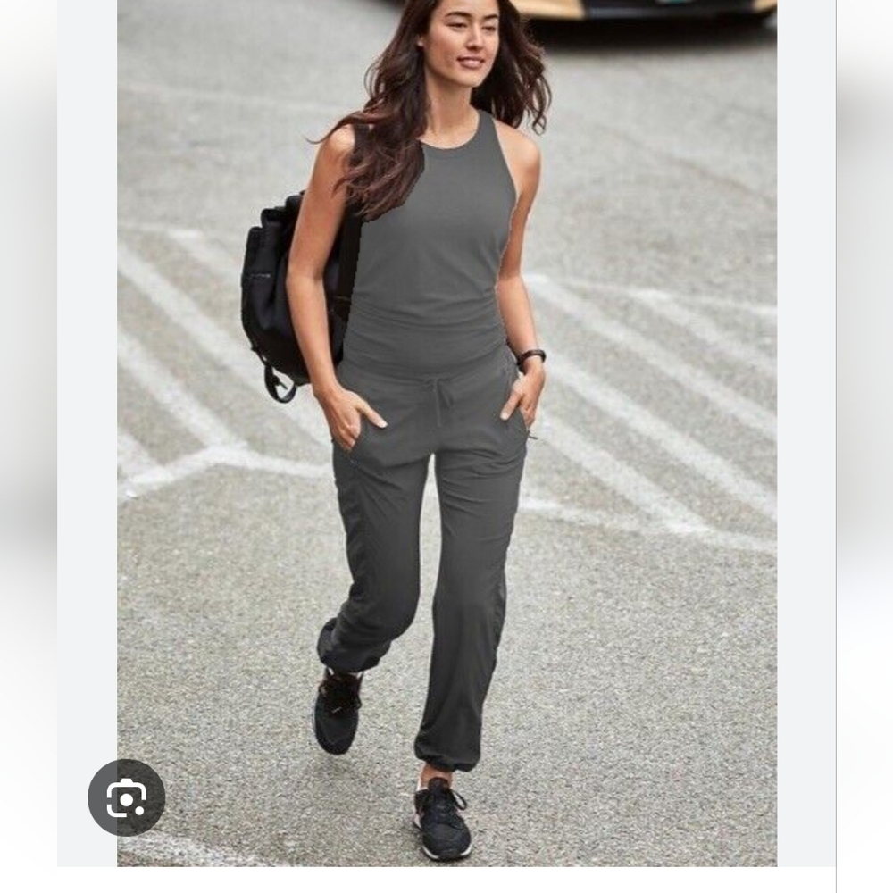 Athleta La Viva Rushed Drawstring Pant Size 4 Black